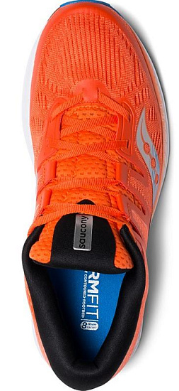 Кроссовки мужские Saucony Ride Iso Orange/Blue - Фото 3 большая