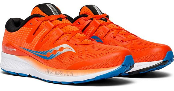 Кроссовки мужские Saucony Ride Iso Orange/Blue - Фото 4 большая