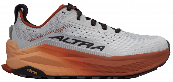 Кроссовки мужские Altra Olympus 6 Gray/Orange - Фото 1 большая