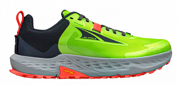 Кроссовки мужские Altra Timp 5 Black/Green - Фото 1 большая