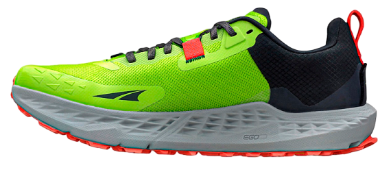 Кроссовки мужские Altra Timp 5 Black/Green - Фото 2 большая