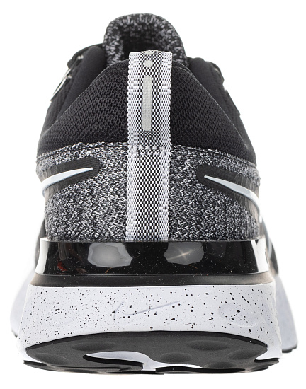 Кроссовки мужские Nike React Infinity Run Flyknit 2 White/Black - Фото 3 большая