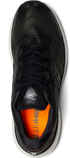 Кроссовки мужские Saucony Triumph 19 Black/White - Фото 3 большая