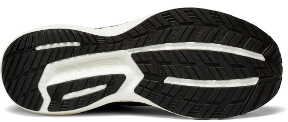 Кроссовки мужские Saucony Triumph 19 Black/White - Фото 4 большая