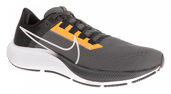 Кроссовки мужские Nike Air Zoom Pegasus 38 Anthracite/Photon Dust-Black/Kumquat - Фото 1 большая