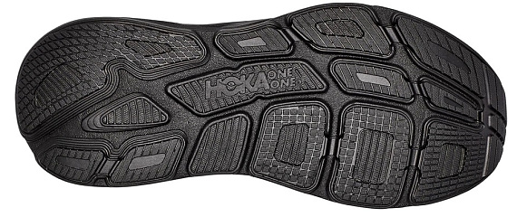 Кроссовки мужские Hoka Bondi 7 Black/Black - Фото 3 большая