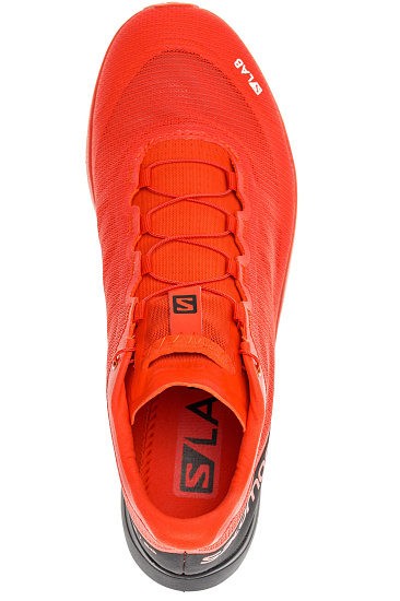 Кроссовки мужские Salomon S/Lab Sense 7 SG Rd/Bk/Wh - Фото 4 большая