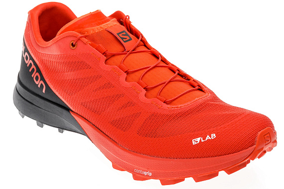Кроссовки мужские Salomon S/Lab Sense 7 SG Rd/Bk/Wh - Фото 5 большая
