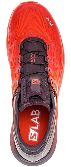 Кроссовки мужские Salomon S/Lab Ultra 2 Rd/Maverick/Wh - Фото 5 большая