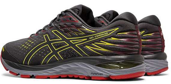 Кроссовки мужские ASICS Gel-Cumulus 21 GTX Graphite Grey/Sour Yuzu - Фото 6 большая