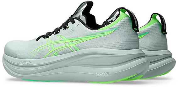Кроссовки мужские ASICS Gel-Nimbus 28 Cold Moss/Illuminate Green - Фото 7 большая