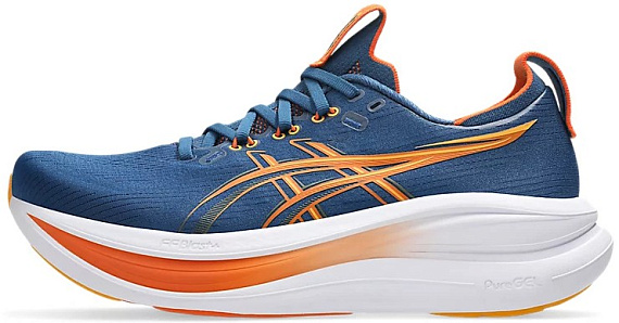 Кроссовки мужские ASICS Gel-Nimbus 28 Twilight Blue/Anzu - Фото 2 большая
