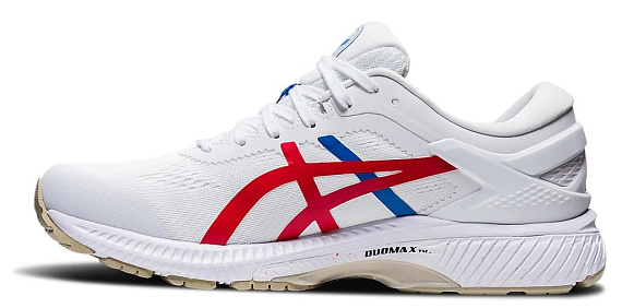 Кроссовки мужские ASICS GEL-Kayano 26 White/Classic Red - Фото 6 большая