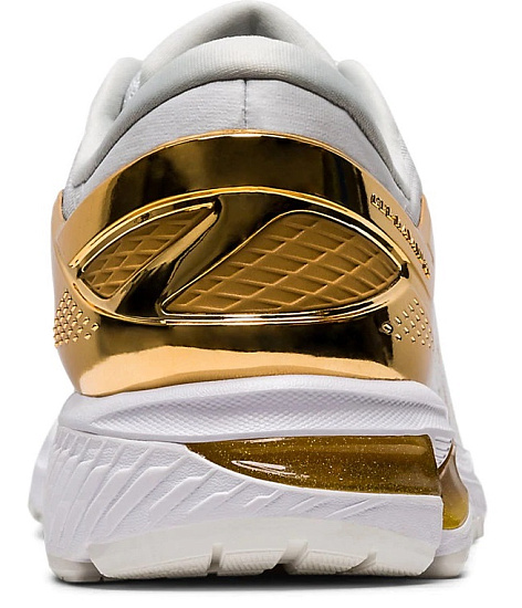 Кроссовки мужские ASICS GEL-Kayano 26 Platinum White/Pure Gold - Фото 5 большая