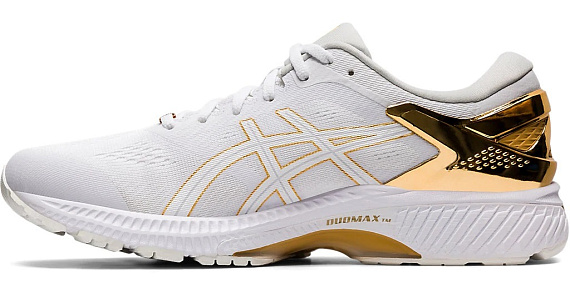 Кроссовки мужские ASICS GEL-Kayano 26 Platinum White/Pure Gold - Фото 6 большая