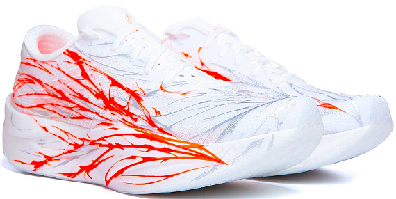 Кроссовки мужские Anta C202 6 White/Dark Red/Silver - Фото 4 большая