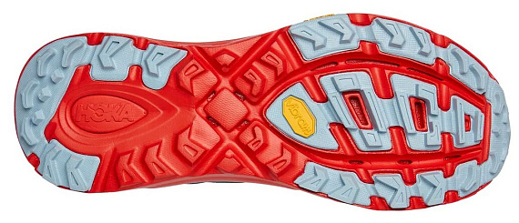 Кроссовки мужские Hoka Mafate Speed 3 Provincial Blue/Fiesta - Фото 3 большая