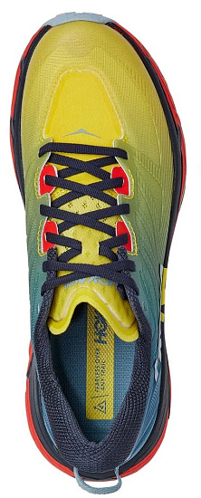 Кроссовки мужские Hoka Mafate Speed 3 Provincial Blue/Fiesta - Фото 4 большая