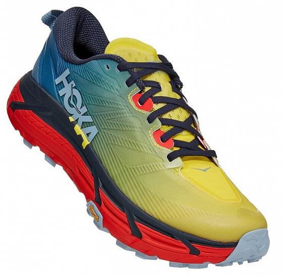 Кроссовки мужские Hoka Mafate Speed 3 Provincial Blue/Fiesta - Фото 1 большая