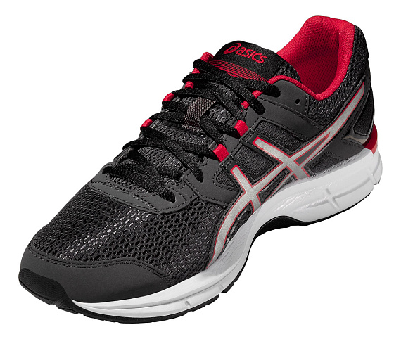 Кроссовки мужские ASICS GEL-GALAXY 8 ТЕМНО-СЕРЫЙ/СЕРЕБРИСТЫЙ/КРАСНЫЙ - Фото 5 большая