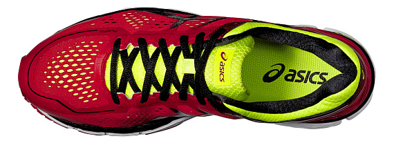 Кроссовки мужские ASICS Gel-Kayano 22 Красный /Черный/Желтый - Фото 3 большая