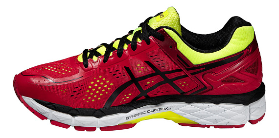 Кроссовки мужские ASICS Gel-Kayano 22 Красный /Черный/Желтый - Фото 4 большая
