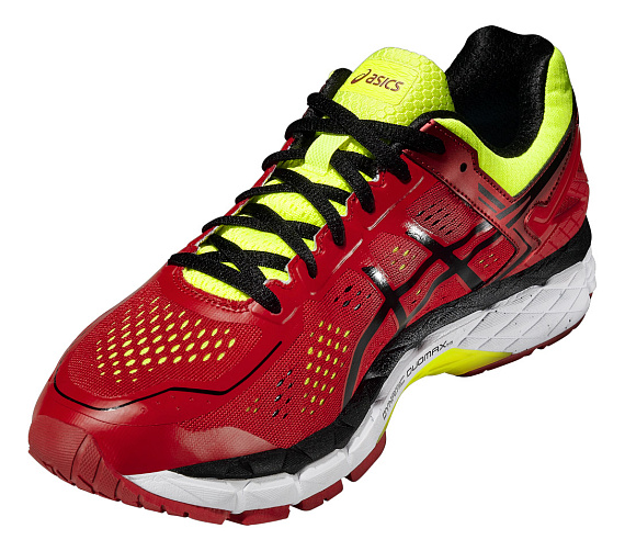 Кроссовки мужские ASICS Gel-Kayano 22 Красный /Черный/Желтый - Фото 5 большая