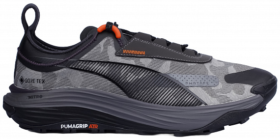 Кроссовки мужские Puma Voyage Nitro 3 Gtx Dark Coal/Flame Flicker - Фото 1 большая