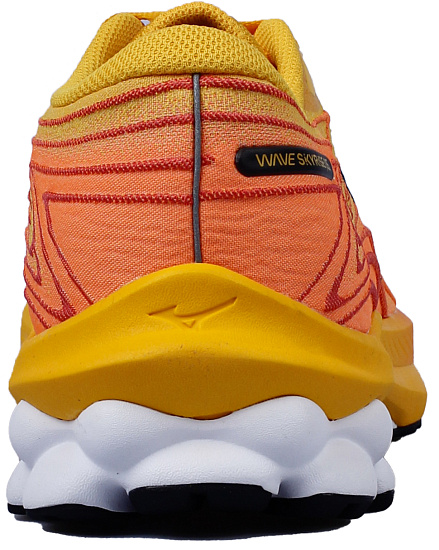 Кроссовки мужские Mizuno Wave Skyrise 5 Citrus/Black/Cayenne - Фото 3 большая