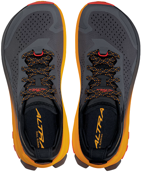 Кроссовки мужские Altra Olympus 6 Black/Orange - Фото 2 большая