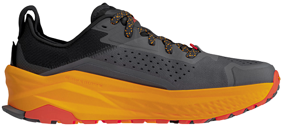 Кроссовки мужские Altra Olympus 6 Black/Orange - Фото 4 большая
