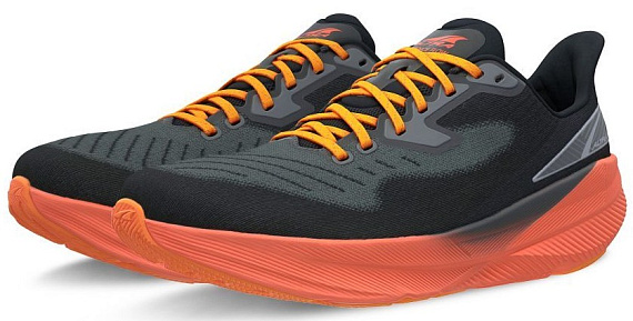 Кроссовки мужские Altra Experience Flow Gray/Red - Фото 2 большая