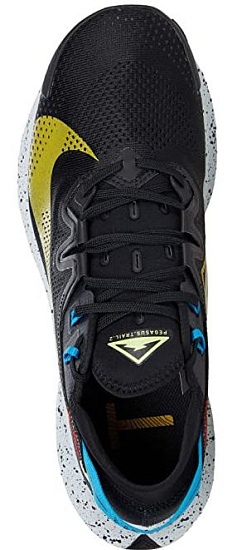 Кроссовки мужские Nike Pegasus Trail 2 Black/Dark Sulfur-Off Noir-Chile Red - Фото 4 большая