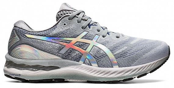 Кроссовки мужские ASICS Gel-Nimbus 23 Platinum Piedmont Grey/White - Фото 1 большая
