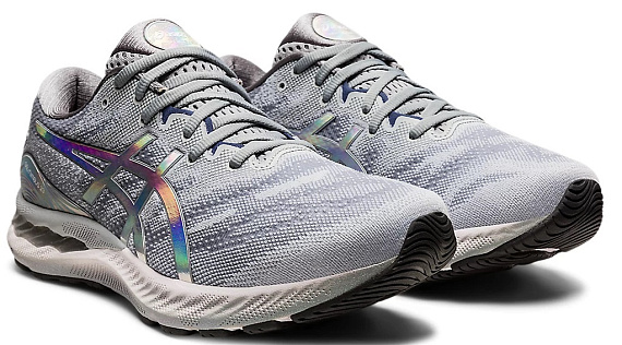 Кроссовки мужские ASICS Gel-Nimbus 23 Platinum Piedmont Grey/White - Фото 2 большая