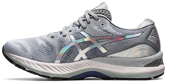 Кроссовки мужские ASICS Gel-Nimbus 23 Platinum Piedmont Grey/White - Фото 4 большая