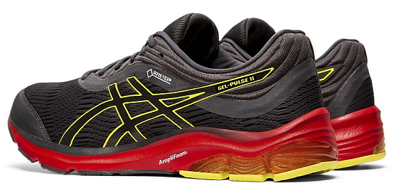 Кроссовки мужские ASICS Gel-Pulse 11 GTX Graphite Grey/Sour Yuzu - Фото 6 большая