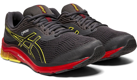 Кроссовки мужские ASICS Gel-Pulse 11 GTX Graphite Grey/Sour Yuzu - Фото 7 большая