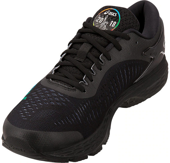 Кроссовки мужские ASICS Gel-Kayano 25 NYC Black/Black - Фото 2 большая