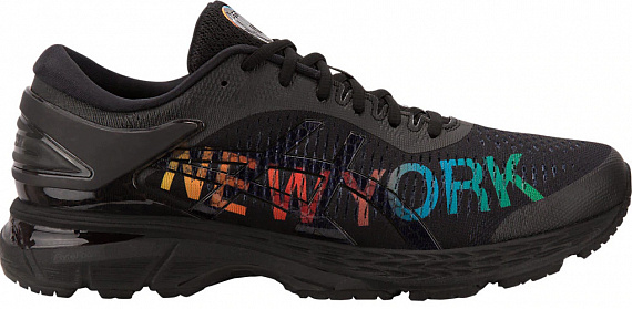 Кроссовки мужские ASICS Gel-Kayano 25 NYC Black/Black - Фото 1 большая