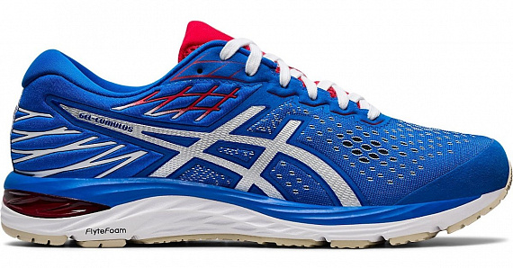 Кроссовки мужские ASICS GEL-Cumulus 21 Electric Blue/White - Фото 1 большая