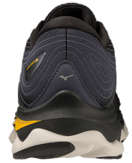 Кроссовки мужские Mizuno Wave Sky 6 Blk/Tradewinds/GoldFusio - Фото 4 большая