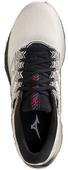 Кроссовки мужские Mizuno Wave Rider 26 SWhite/8401C/IndigoBunti - Фото 3 большая
