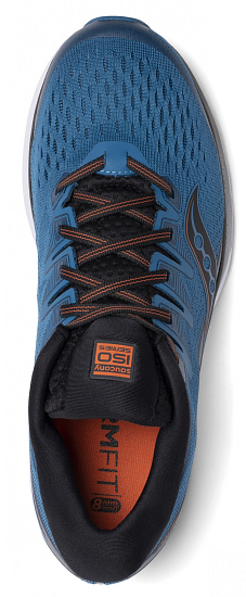 Кроссовки мужские Saucony Ride Iso 2 Black/Blue - Фото 4 большая