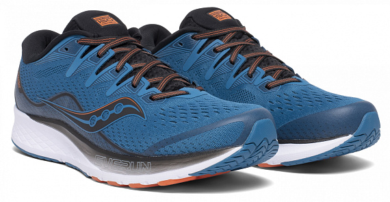 Кроссовки мужские Saucony Ride Iso 2 Black/Blue - Фото 6 большая