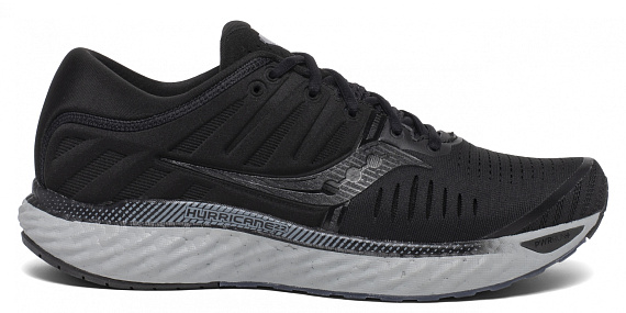Кроссовки мужские Saucony Hurricane 22 Blackout - Фото 1 большая