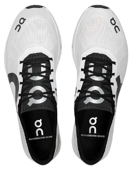 Кроссовки мужские On Cloudboom Echo White/Black - Фото 2 большая