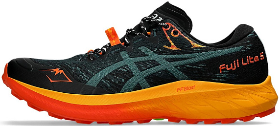 Кроссовки мужские ASICS Fuji Lite 5 Saxon Green/Rainy Lake - Фото 2 большая