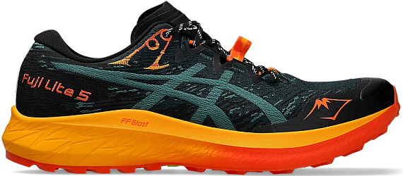 Кроссовки мужские ASICS Fuji Lite 5 Saxon Green/Rainy Lake - Фото 1 большая
