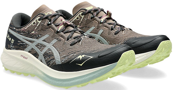 Кроссовки мужские ASICS Fuji Lite 5 Taupe Grey/Cold Moss - Фото 8 большая